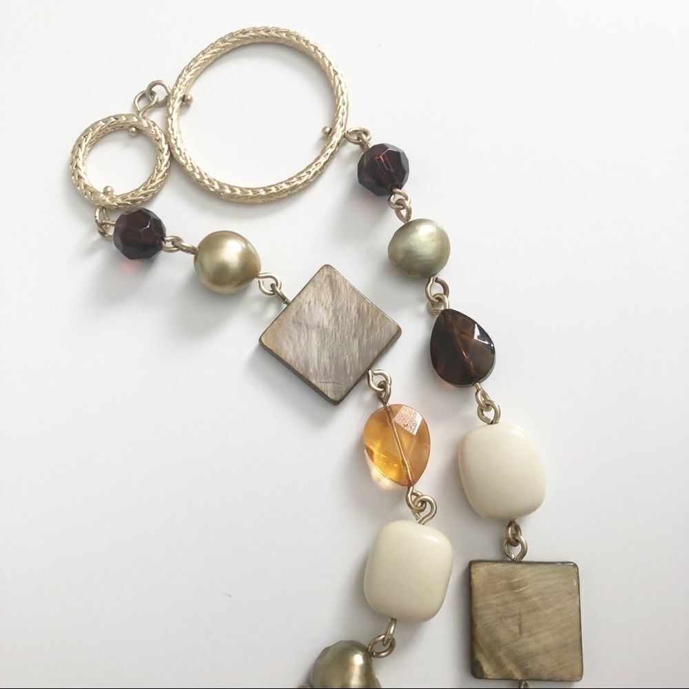 Two long Premier Designs Necklaces